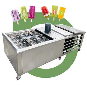 Machine commerciale à bâtonnets de glace et sucettes glacées pour la fabrication de moules longs individuels thaïlandais et brésiliens (1 ou 2 moules) - Product Image 1