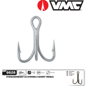 <span class=keywords><strong>VMC</strong></span> Treble Hook Trois Fois Renforcé En Acier À Haute Teneur En Carbone Engins De Pêche Trois Griffes Trois Ancre Sous Appât Crochet pour Basse - Product Image 2