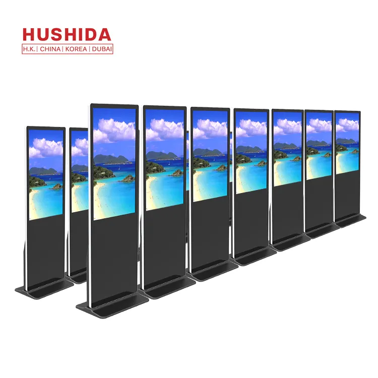 42 Inç LCD Ekran Dokunmatik Ekran Ücretsiz Ayakta Kiosk Metro Dijital Tabela Ekranlar
