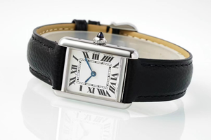 Fashionable Automatic Mechanical <b>Watch</b> Black Lychee Patterned Calf Leather Strap Square <b>Case</b> Sapphire Crystal Glass Mirror - Product Image 2