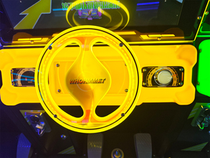 เครื่องเกมแข่งรถหยอดเหรียญสำหรับเด็ก - ภาษาอังกฤษ โลโก้สีสันตามสั่ง - Product Image 3