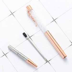 Elegant <b>Metal</b> Crystal Diamond Pens Portable Personalized Rhinestone Pens <b>for</b> Promotional Gifts & Wedding Favors - Product Image 4