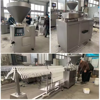 Machine de remplissage sous vide modèle 2000, ligne complète de traitement des saucisses sous vide, ligne de fabrication de saucisses
