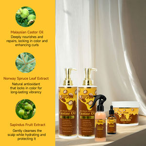 SheDiary OEM キャスターオイル ヘアトリートメント カラーセーフシャンプー カールリペア モイスチャーセラピー ヘアリペアシリーズ ボタニカルヘアケア - Product Image 4