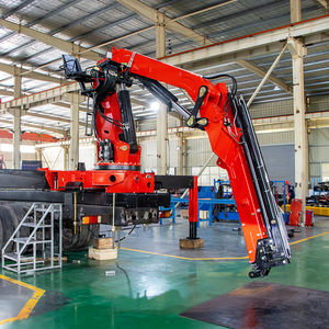 Hot Sale 10 Ton Knuckle Boom Truck Mounted Cranes 12T Hydraulic Arm Crane Foldable Grua with Strong Protection Function - Product Image 2