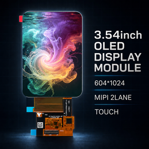 Modul Layar AMOLED Premium 3,54 Inci Resolusi Tinggi 640x960 MIPI 2-Lane untuk Perangkat Industri Genggam Pintar - Product Image 1