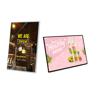 Daco dấu hiệu ODM/oed treo Ultra Slim <span class=keywords><strong>LED</strong></span> ánh sáng Hộp Tempered Glass Hợp kim nhôm quảng cáo hiển thị xách tay cho Movie Poster - Product Image 5