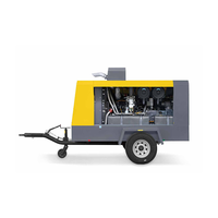 Compresseur d'air mobile diesel à vis XATS 240, moteur Kubota, 10,3 bars