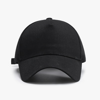 Gorra de béisbol para hombre, venta al por mayor, gorras de béisbol de 5 paneles de moda, logotipo de Color sólido, gorra de béisbol en blanco personalizada