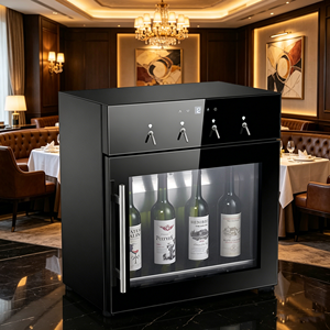 Luxury Commercial Argon Gas Preservation Smart Electric <b>Wine</b> Dispenser Fridge 4 Bottles Automatic Fresh <b>Wine</b> Station - Product Image 1
