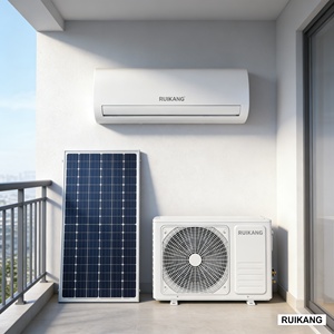 Aire Acondicionado Híbrido Solar Multiusos de 12000 BTU, Aire Acondicionado Split con Energía Solar, Ahorro de Energía para Hogar, Hotel, Comercial, 12000 BTU - Product Image 4