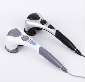Masajeador eléctrico de mano de doble cabeza, masajeador infrarrojo con doble cabezal, martillo masajeador de vibración, aprobación CE ROHS - Product Image 1