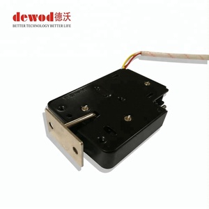 กุญแจล็อคตู้แม่เหล็กไฟฟ้า DEWOD DW-S60 12V รุ่นใหม่ ขนาดเล็ก ควบคุมด้วยไฟฟ้า แบบโซลินอยด์ ติดผนัง สำหรับตู้ล็อกเกอร์จัดส่ง - Product Image 4