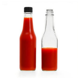 Bouteilles en verre recyclables en gros, étanches, style vintage, pour sauces piquantes, boissons et ketchup - Product Image 3