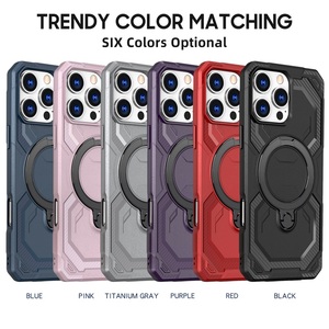 Funda Magnética con Soporte para Teléfono, Precio Bajo, para <span class=keywords><strong>iPhone</strong></span> 16 17 <span class=keywords><strong>Pro</strong></span> Max, Híbrida <span class=keywords><strong>2</strong></span> en 1, Accesorios para <span class=keywords><strong>iPhone</strong></span> 16 15 14 13 12 - Product Image 6