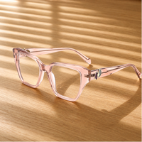 Personnalisation de lunettes de vue en acétate haut de gamme avec ornements, montures optiques et verres pour usage quotidien, OEM/ODM