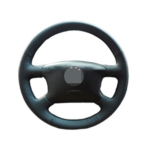 หุ้มพวงมาลัยหนังแท้สีดำ,สำหรับ Volkswagen Passat B5 <span class=keywords><strong>VW</strong></span> Passat B5 <span class=keywords><strong>VW</strong></span> Golf 4 - Product Image 1