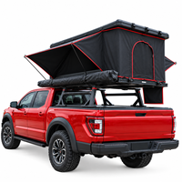 Tente de toit étanche entièrement automatique en toile polyester ouverture latérale avec auvent échelle Ford F150 Raptor
