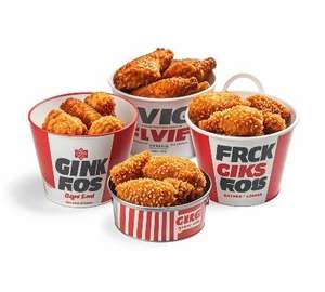 Seau à collation grande taille tasse <span class=keywords><strong>de</strong></span> baignoire en papier personnalisé 64oz 85 OZ seau à pop-corn au poulet frit en papier avec couvercle - Product Image 6