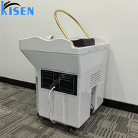 Chaise de lavage Kisen tout-en-un avec réservoir de 60 L, conception sans tuyauterie, mobilier de luxe moderne pour hôtels et salons