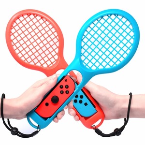 2 Pcs/<span class=keywords><strong>Pack</strong></span> Raquette de tennis pour Nintendo Switch Joy cons Tennis Aces Game Controller Grips - Product Image 3