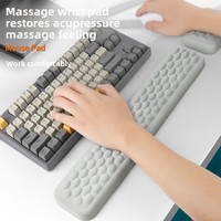 Support de clavier mécanique, en mousse à mémoire de forme, support ergonomique pour clavier, repose-poignet pour ordinateur, support de paume, vente en gros pour hommes