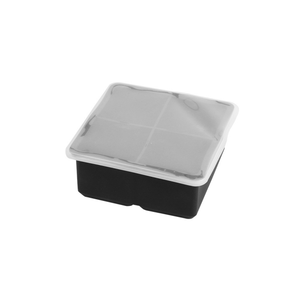 Large Food Grade Silicone Ice Tray with Lid Black Ice Ball <b>Mold</b> Quick Frozen Easy to Release <b>Hand</b> Wash Only - Product Image 1