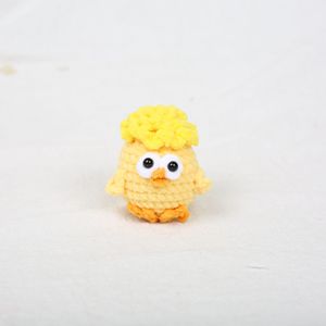 Lindo <span class=keywords><strong>Llavero</strong></span> de Pollo Novato, Llaveros de Animales Tejidos a Mano, Amuletos de Ganchillo, <span class=keywords><strong>Amigurumi</strong></span>, <span class=keywords><strong>Llavero</strong></span> de Pollo de Ganchillo - Product Image 6