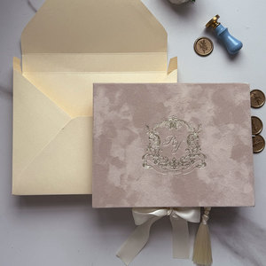 Set di invito a nozze, personalizzazione dell'invito a nozze di fascia alta, tecnologia di rilievo della carta Laser - Product Image 5
