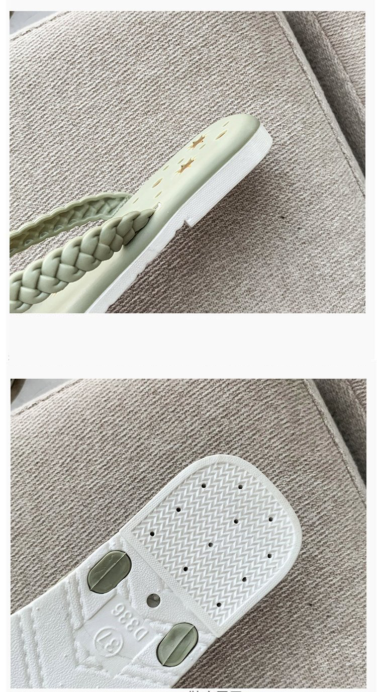 Korean Casual Summer Shoes Fashion Beach Shoes Female PVC Plastic Filpflops Slippers Women