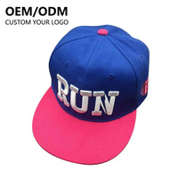 Gorras de rendimiento para hombre, gorras snapback con bordado 3D, gorra snapback con logotipo personalizado