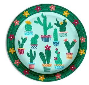 Juego de Platos Desechables de Papel de 7 Pulgadas para la Fiesta del Cinco de Mayo - Product Image 1