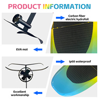 Hydrofoil unisexe 6000W pour sports nautiques, planche de surf électrique 55 km/h, Efoil en carbone pour le surf, le kitesurf, motorisé