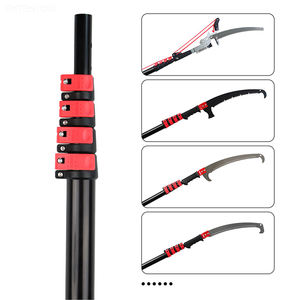 Pértiga Telescópica Multifuncional de Aluminio de 6 m y 5 Secciones, <span class=keywords><strong>2</strong></span> en 1, Ecológica para Limpieza de Jardines - Product Image 5