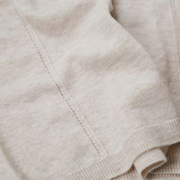 Pull-over pour femme en tricot, col rond, en laine, col rond, fourrure de renard, tendance, hiver