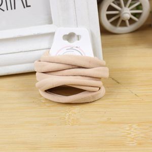 Élastiques à cheveux en tissu, 6 pièces par paquet, haute élasticité, usage quotidien, mélange de couleurs aléatoires - Product Image 2