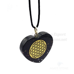 Colgante de cubo de Metatrón de Chakra orgonita colgante de orgonita: colgante de Chakra orgonita: colgante de orgonita: collares de orgonita - Product Image 1