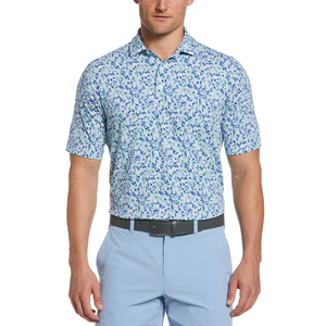 Maillot de golf coupe ajustée à séchage rapide pour hommes T-shirts à impression numérique en polyester et élasthanne avec logo personnalisé - Product Image 2