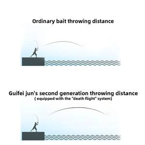 Cebo de señuelo de fundición larga flotante ABS de fantasma volador de segunda generación óptimo para técnicas de pesca de fondo de carpa de pez luna de agua dulce - Product Image 4