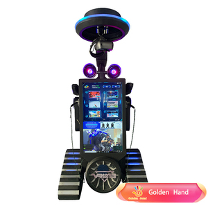 Kim loại nhựa <span class=keywords><strong>HTC</strong></span> VR Trò chơi bắn súng điều khiển màn hình cảm ứng bàn tay vàng 9D VR đứng Arcade giả lập trong nhà/ngoài trời - Product Image 4