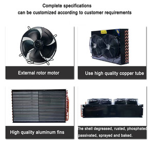 FNH2-41 5 Pk Koelsysteem Luchtgekoelde Condensor Met Koperen Spoel Warmte Uitwisseling Nieuwe Staat Voor Koude Opslag - Product Image 3