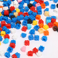 Sacs artisanaux pour enfants DIY avec 1000 pièces mini blocs de construction en diamant Nouveaux blocs de construction 3d Pixel Art Tandem Micro particules