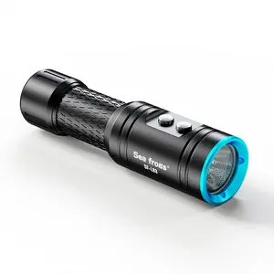 Seafrogs SF-L03 Waterproof 100m/325ft 1000 Lumen Diving Torch with Ultra Long Green Laser Flashlight