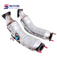 Convertidor Catalítico de Tres Vías SQS OEM/ODM de Alta Calidad, Ajuste Directo para Infiniti Fx35 Qx80 Qx50 G25 G27 G37, Personalizado Euro 3-6