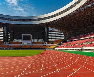 Sistema prefabbricato certificato Iaaf pista da corsa professionale da <span class=keywords><strong>campo</strong></span> sportivo da 13mm di spessore - Product Image 3