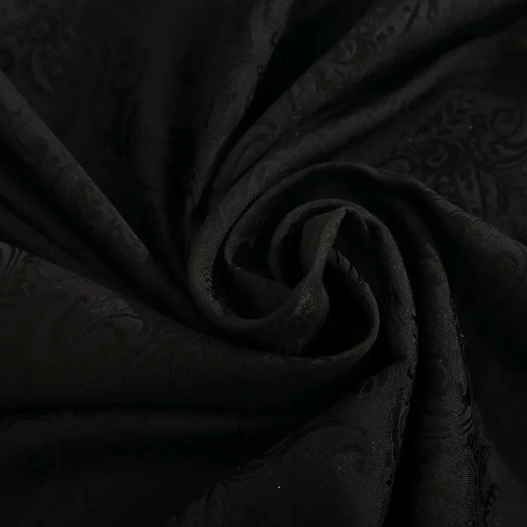 70%SILK30%COTTON Silk Damask Dark Mix Soft Silk and Cotton Blend Fabric