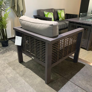 [sigarten] En Stock, Listo Para Enviar Sala de Estar de Exterior Para Patio Sofá de Jardín de Ratán Ignífugo - Product Image 6