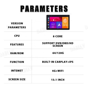 วิทยุติดรถยนต์ขนาด 13.1 นิ้ว สำหรับรถยนต์แลนด์โรเวอร์ โว้ก V8 L322 ปี 2002-2012 ระบบแอนดรอยด์ 12 เครื่องเล่นมัลติมีเดีย วิดีโอ สเตอริโอ GPS คาร์เพลย์ หน้าจอสัมผัส - Product Image 5
