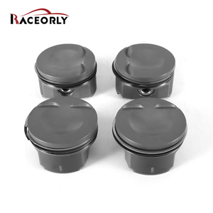 Jeu de pistons forgés Raceorly 82,5 mm pour moteur <span class=keywords><strong>VW</strong></span> Audi EA888 <span class=keywords><strong>2</strong></span>.0T 9.3/9.6 CR CGMA CPEA CPLA OE 06L107065AG 06H107065DM - Product Image 3