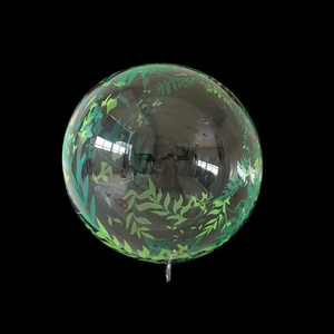 Palloncini Bobo Stampati di Grandi Dimensioni con Lettere d'Amore, Fiori Cartoon, Palloncini Trasparenti per San Valentino, <span class=keywords><strong>Compleanno</strong></span>, Palloncini in PVC da 18 Pollici con Apertura Larga - Product Image 6